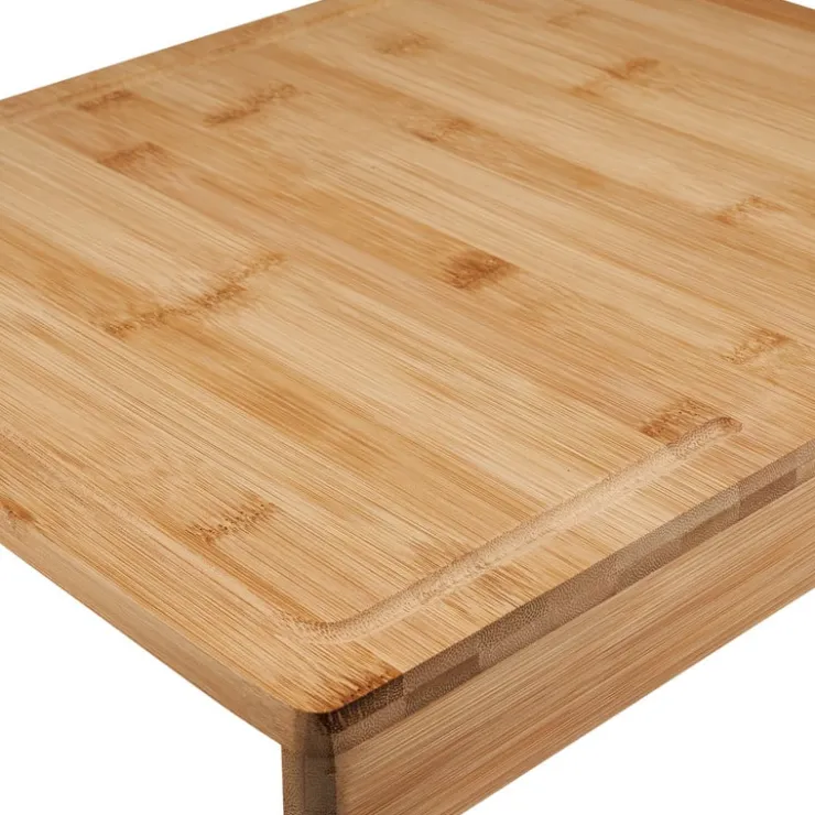 Xenos Aanrechtplank - bamboe - 43x34x5 cm- Snijplanken|Keukengerei
