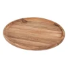 Xenos Acacia tray rond - ø22 cm- Borrelplanken|Kaarsenplateaus