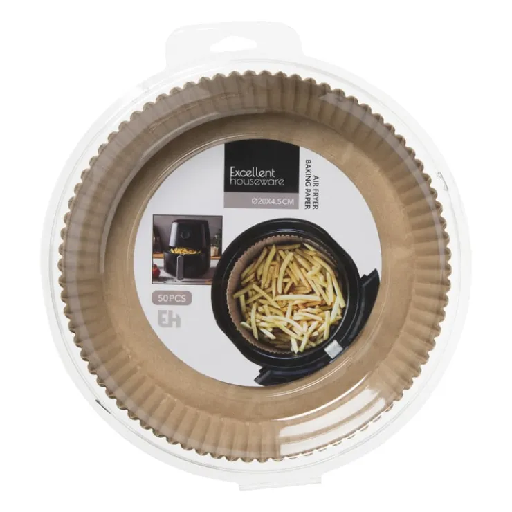 Xenos Airfryer bakpapier - set van 50- Keukengerei