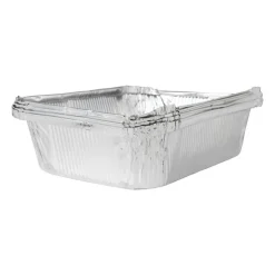 Xenos Aluminium tray - set van 4 - 6x26x19 cm- Barbecue