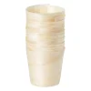 Xenos Amuse bekertjes - hout - 20 stuks- Wegwerpservies