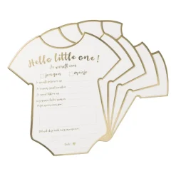 Xenos Babyshower invulkaarten - set van 10- Babyshower