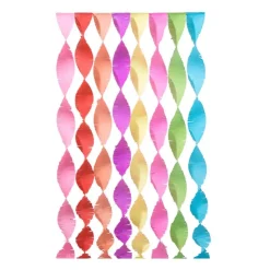 Xenos Backdrop crêpe papier - multikleur - 15x200 cm- Backdrop|Kinderfeestjes