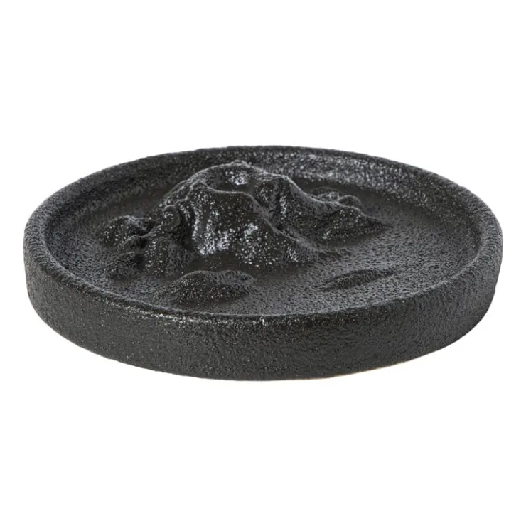 Xenos Backflow wierook brander - grijs - ø11x5 cm- Wierook