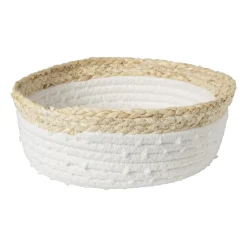 Xenos Badkamer mandjes jute - set van 3- Badkamer Accessoires|Kerstcadeaus