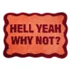 Xenos Badmat hell yeah why not - roze - 50x70 cm- Badmatten