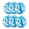 Xenos Ballon confetti - blauw/wit - set van 6- Ballonnen|Babyshower