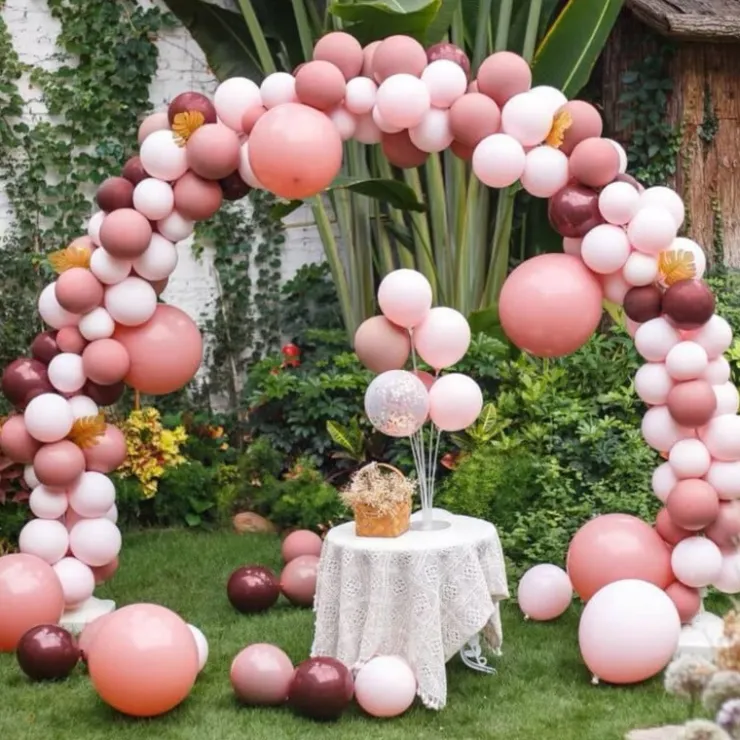 Xenos Ballonnen boog set - 44x21x7 cm- Ballonnen