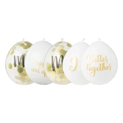 Xenos Ballonnen wedding - set van 5- Ballonnen|Bruiloft