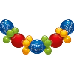 Xenos Ballonslinger met Happy Birthday - meter- Ballonnen|Slingers
