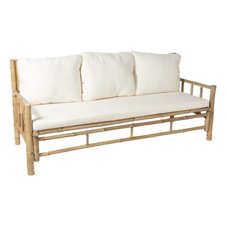 Xenos Bamboe bank Padang - 3-zits - 80x180x70 cm- Bankjes