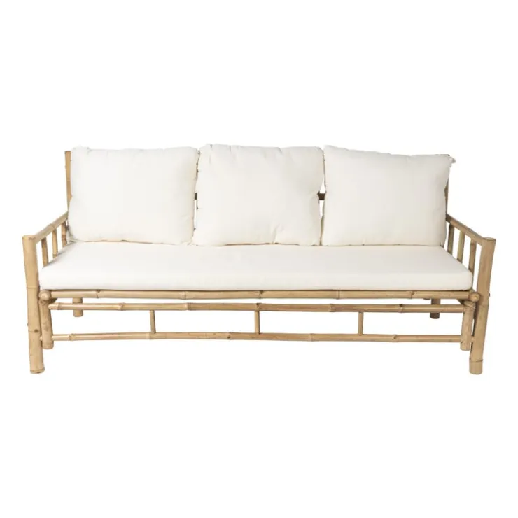 Xenos Bamboe bank Padang - 3-zits - 80x180x70 cm- Bankjes