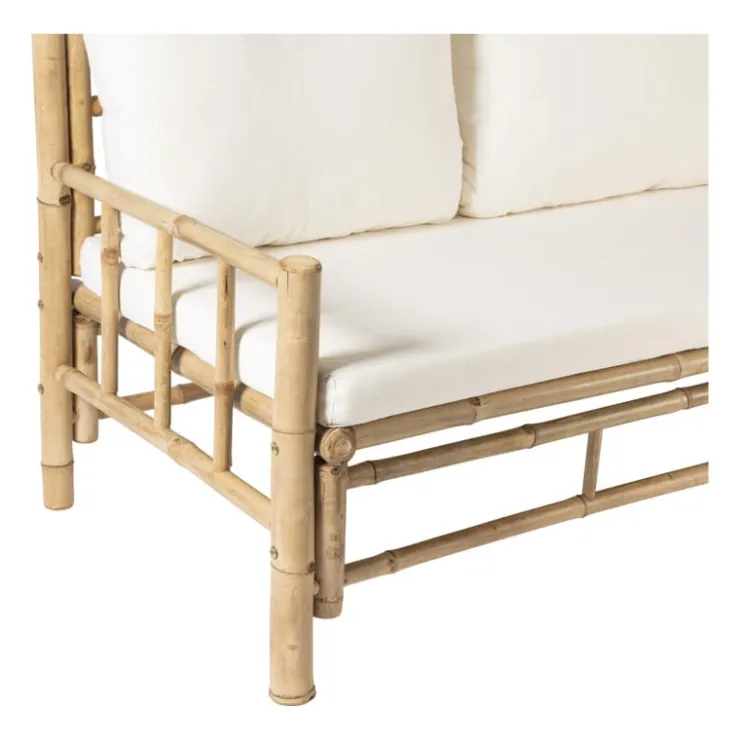 Xenos Bamboe bank Padang - 3-zits - 80x180x70 cm- Bankjes