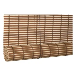 Xenos Bamboe rolgordijn - lichtbruin - 60x130 cm- Rolgordijnen