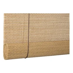 Xenos Bamboe rolgordijn - naturel - 180x180 cm- Rolgordijnen