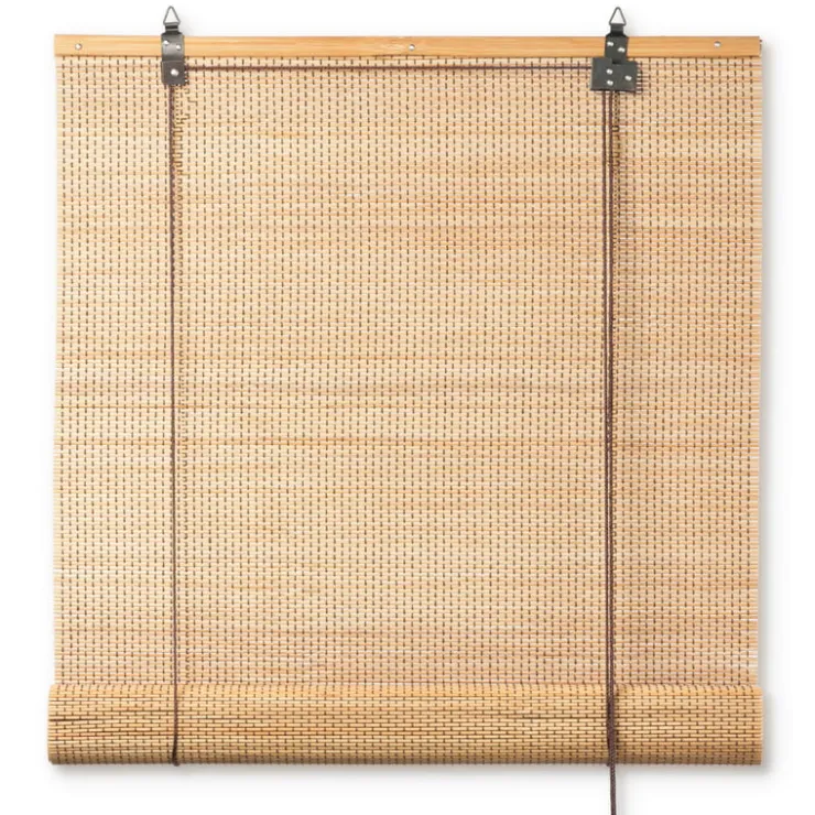 Xenos Bamboe rolgordijn - naturel - 90x180 cm- Rolgordijnen