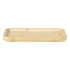 Xenos Bamboe tray klein - bruin - 1.8x21x14.5 cm- Dienbladen