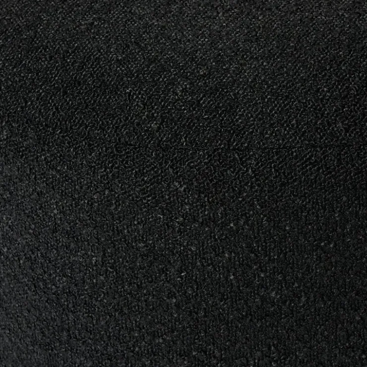 Xenos Bank Sara bouclé - zwart - 45x120x44 cm- Bankjes