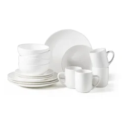 Xenos Basic dinerbord rond - wit - Ø26.5 cm- Borden