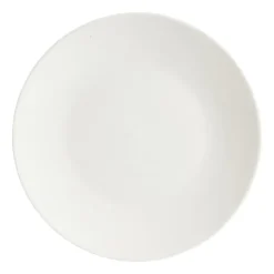 Xenos Basic ontbijtbord rond - wit - Ø19 cm- Borden