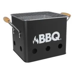 Xenos Bbq kubus - mini barbecue - 27.5x17x15.5 cm- Barbecue