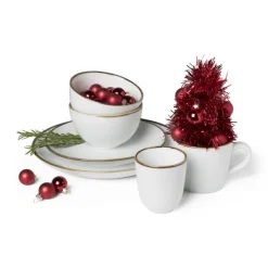 Xenos Beker Emma - wit - 180 ml- Mokken