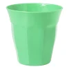 Xenos Beker facet - groen - 250 ml- Buitenservies|Kinderservies