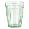 Xenos Beker met facetten - groen - 450 ml- Buitenservies|Waterglazen