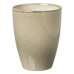 Xenos Beker Toscane - beige - 315 ml- Mokken