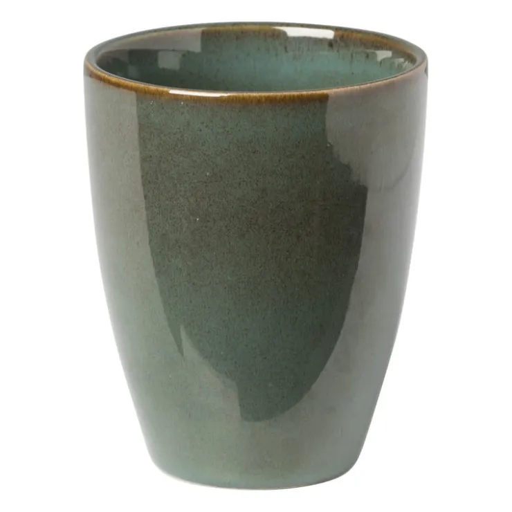 Xenos Beker Toscane - donkergroen - 315 ml- Mokken