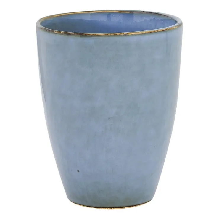 Xenos Beker Toscane - lichtblauw - 315 ml- Mokken