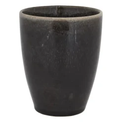 Xenos Beker Toscane - zwart - 315 ml- Mokken