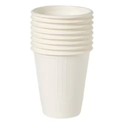 Xenos Bekers bagasse - 275 ml - set van 8- Wegwerpservies