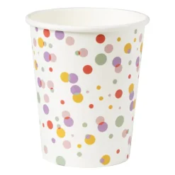 Xenos Bekers stipjes - papier - set van 8- Wegwerpservies|Kinderfeestjes