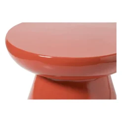 Xenos Bijzettafel conisch - rood - ø50x40 cm- Bijzettafels
