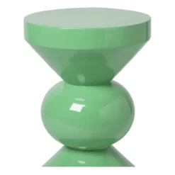 Xenos Bijzettafel diabolo - groen - ø33x50 cm- Bijzettafels