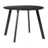 Xenos Bijzettafel Diego klein - zwart - ø60x46 cm- Bijzettafels