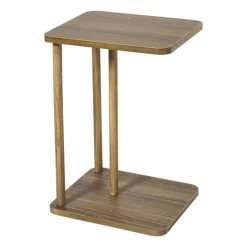 Xenos Bijzettafel Ella - bruin - 56x38x33 cm- Bijzettafels