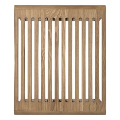 Xenos Bijzettafel Japandi groot - bruin - 40x42x35 cm- Bijzettafels
