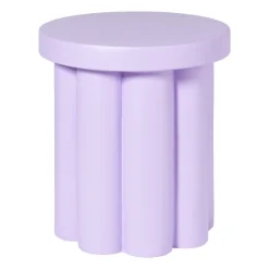 Xenos Bijzettafel Malmo - lila - ø40x45 cm- Bijzettafels