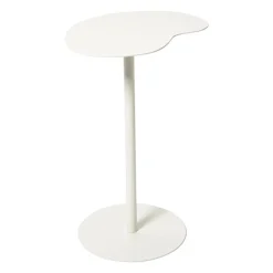 Xenos Bijzettafel Mica organisch - wit - 53x35x26 cm- Bijzettafels