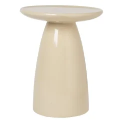 Xenos Bijzettafel Paris - beige - ø36x46 cm- Bijzettafels