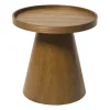Xenos Bijzettafel Rondo klein - bruin - ø38.5x38 cm- Bijzettafels