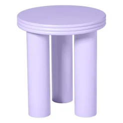 Xenos Bijzettafel Stockholm - lila - ø40x45 cm- Bijzettafels