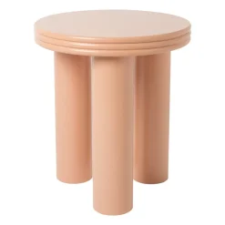 Xenos Bijzettafel Stockholm - peach - ø40x45 cm- Bijzettafels