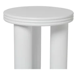 Xenos Bijzettafel Stockholm - wit - ø40x45 cm- Bijzettafels