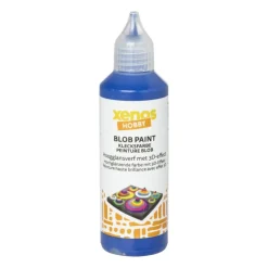Xenos Blob verf - blauw - 80 ml- Verf