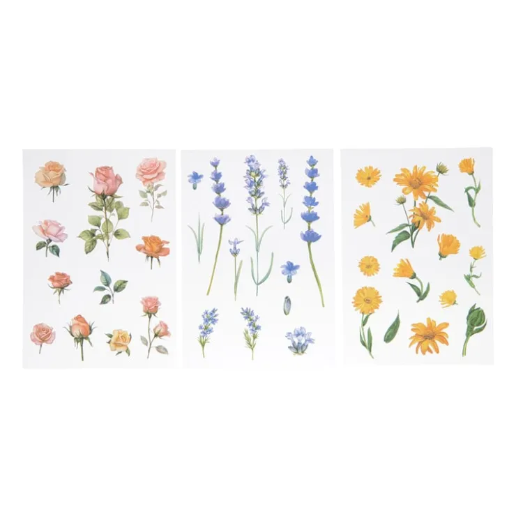 Xenos Bloemen stickers - set van 36- Knutselspullen