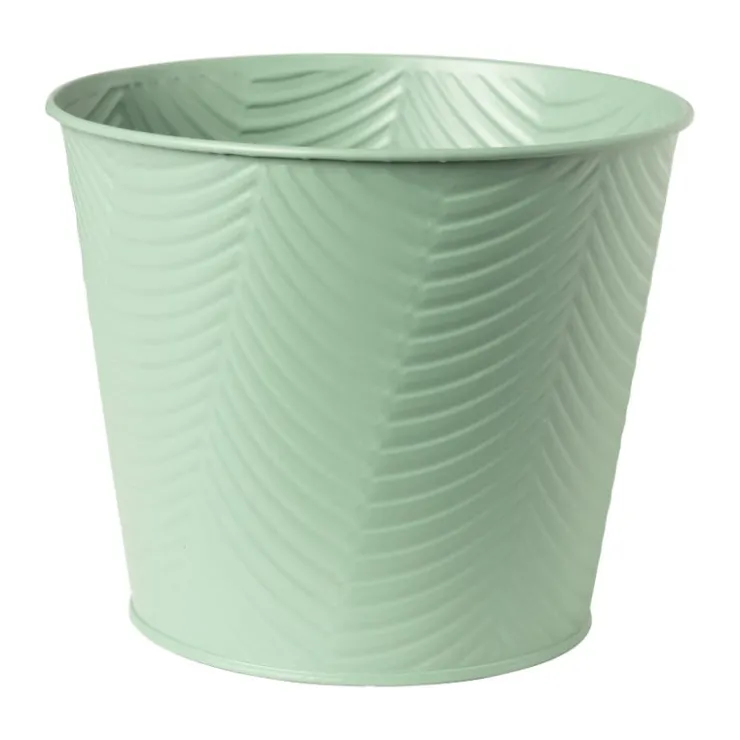 Xenos Bloempot patroon maat L - ø15x18 cm - groen- Bloempotten|Plantenbakken