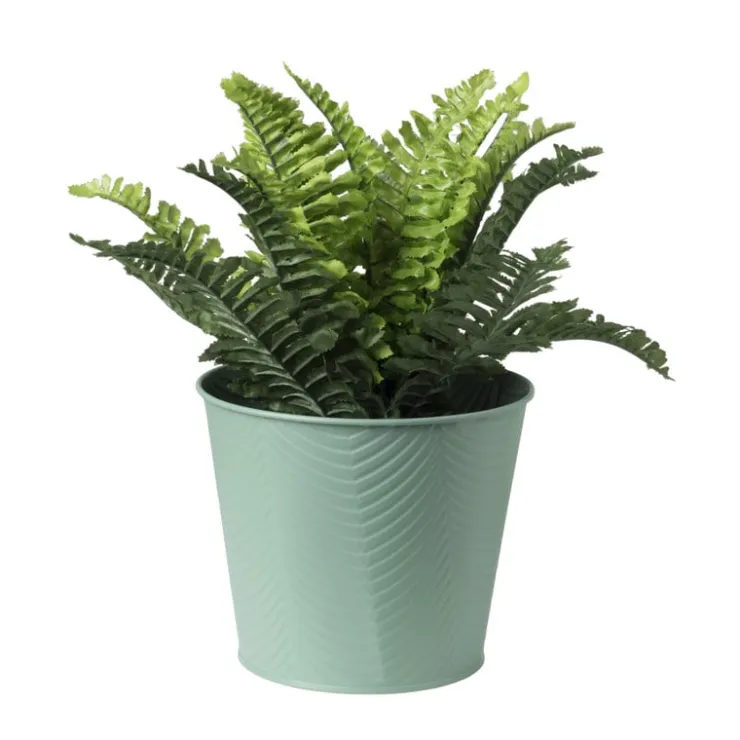 Xenos Bloempot patroon maat L - ø15x18 cm - groen- Bloempotten|Plantenbakken